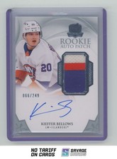 2020-21 Upper Deck The Cup Rookie Auto Patch Kieffer Bellows /249 #149 New York