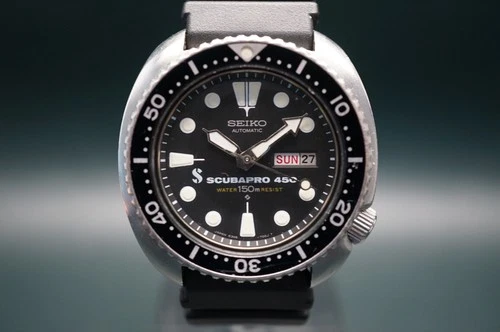 Vintage July 1979 Seiko 6306-7001 Scubapro 450 Automatic Diver Original Serviced