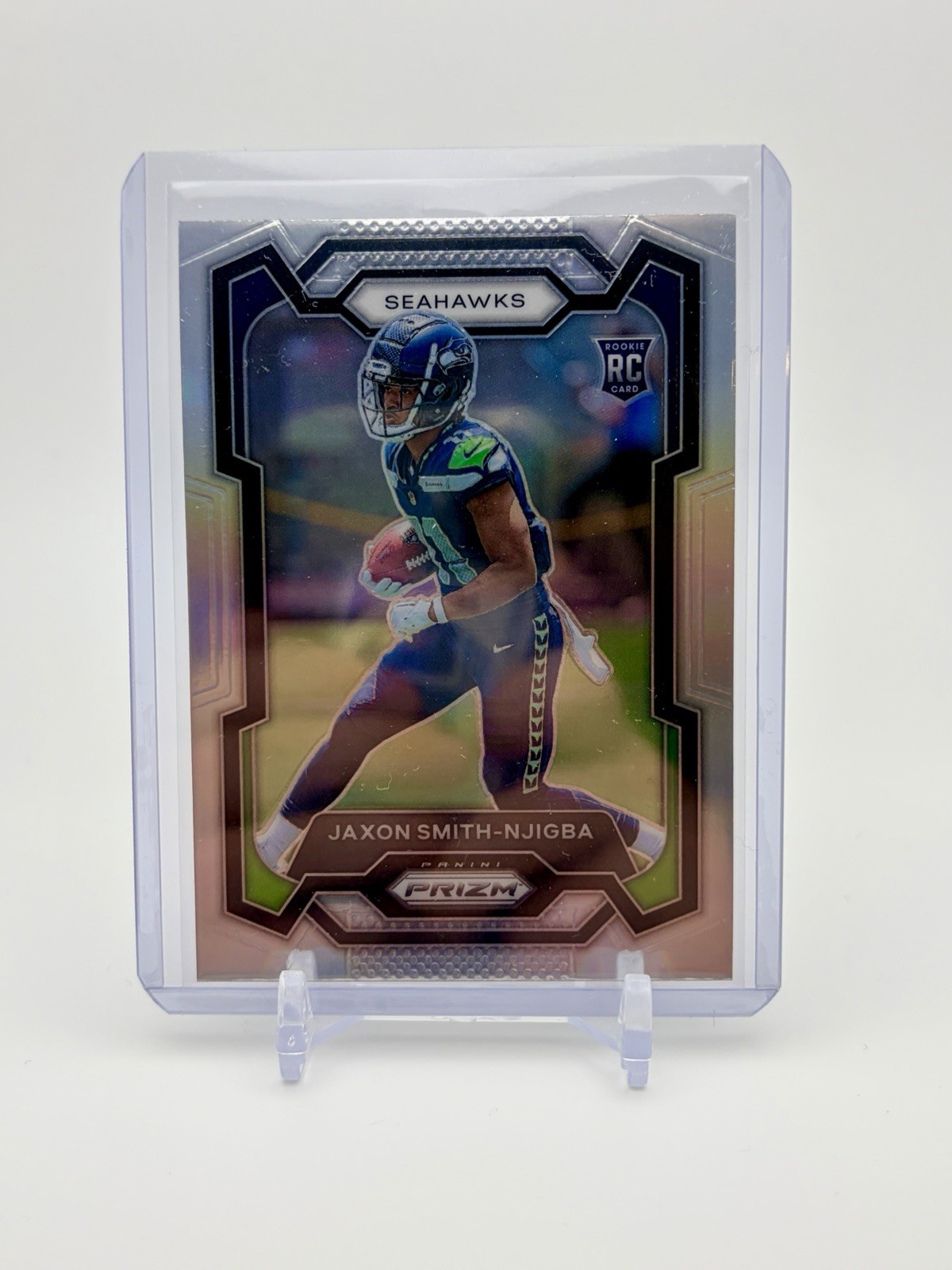 2023 Panini Prizm - Rookies Jaxon Smith-Njigba #390 Silver Prizm (RC)