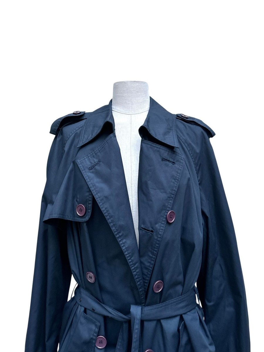 【ちょい値下げ】 Yves Saint Laurent ネイビー ピーコート Yves Saint Laurent Navy Trench Coat Size 50 / M | eBay