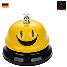 UV Stylish K&uuml;chen- und Serviceglocke Metall Gelb laut Handglocke mit Klingel