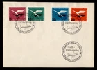 DR WHO 1955 GERMANY FDC LUFTHANSA COMBO R42100