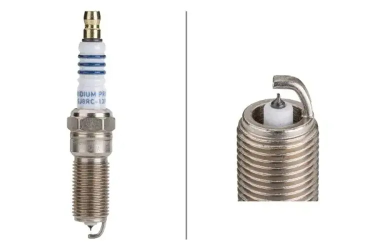 Spark plug 1 - Earthed Electrode 8EH 188 706-791 HELLA for MAZDA 6 Hatchback 5 3