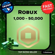 Roblox Robux💎💵 📈1,000-50,000 📈 🔒CHEAP AND SAFE🔒 100% Clean