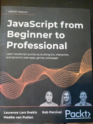 Packt JavaScript from Beginner to Professional 2021 Paperback Study Guide