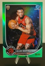 2025-26 Bowman 🏀 Chrome Alijah Martin RC Green Refractor -/99 Retail BCV-40