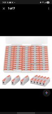 60PCS Lever Wire Connectors, Mini Quick Connectors Push-in, 1 in 1 Out