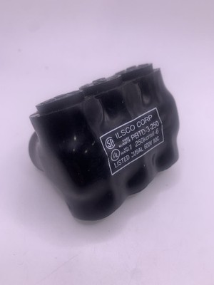 ILSCO PBTD-3-250 3 Port Insulated Multi-Tap Connector, 250kcmil-6 CU9AL 600V