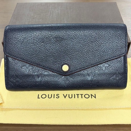 Louis Vuitton Empreinte Portefeuille Sarah Long Wallet Used From Japan