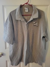 Warner Bros Looney Tunes  getalife.now  Bugs Bunny Polo Shirt   XXL   Gray