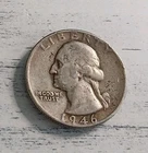 1946-P Washington Quarter 90% Silver #1