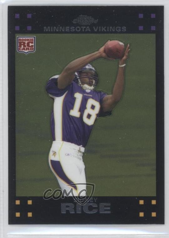 2007 Topps Chrome Sidney Rice #TC204 0z6