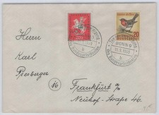Bund SST BONN 1959 Tag der Vereidigung des Bundespr&auml;sidenten auf Beleg 461