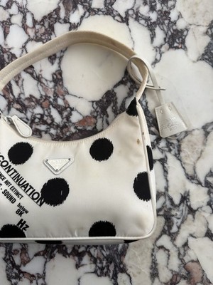 Prada Mini Re Nylon Polka Dot Edition 2000 Shoulder Bag