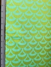 Amy Butler 18x34 OOP August Fields Sunrise Cotton HOME Decor Weight Green Gold