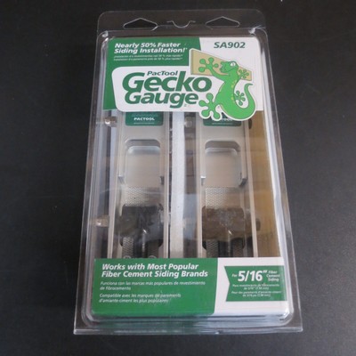 PacTool SA902 Gecko Gauge Siding Mounting Kit - CHOOSE QTY 1 OR 2 PACKAGES