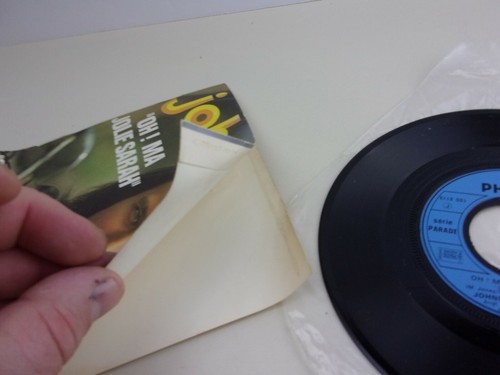 JOHNNY HALLYDAY OH! MA JOLIE SARAH RARE RECORD 7" 45 rpm - Picture 3 of 4