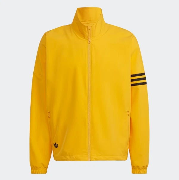 NWT adidas Men s Adicolor Neuclassics Track Jacket HM1867 Yellow