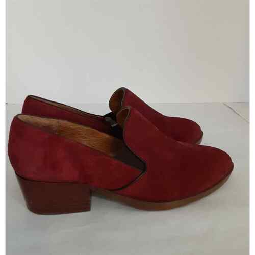 Sofft Leder Wildleder Merlot Slipper Gr. 7,5 W bequem, klassisch, vielseitig - Bild 3 von 6