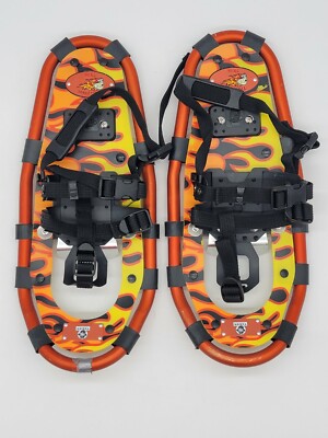 Yukon Charlie's Junior Trail Blaze 7X16 Orange Snowshoes