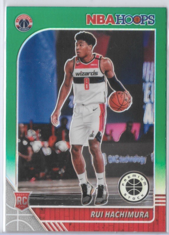 その他 Rui Hachimura Hoops Prizm Premium Stock 2019-20 Panini NBA Hoops Premium Stock - Green Prizm #206