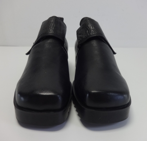 Zapatos para mujer talla 8 MARCO TOZZI de Wendel negros de cuero real con gancho y bucle planos - Imagen 4 de 16