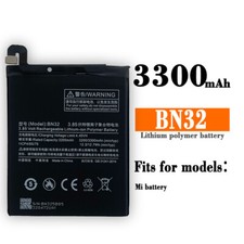Replacement Internal Battery BN32 For Xiaomi Phone Batteries 3300mAh Tools