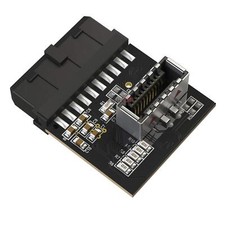 USB 3.0 Internal IDC 20 Pin to A-Key Female Converter Type C Panel Mount