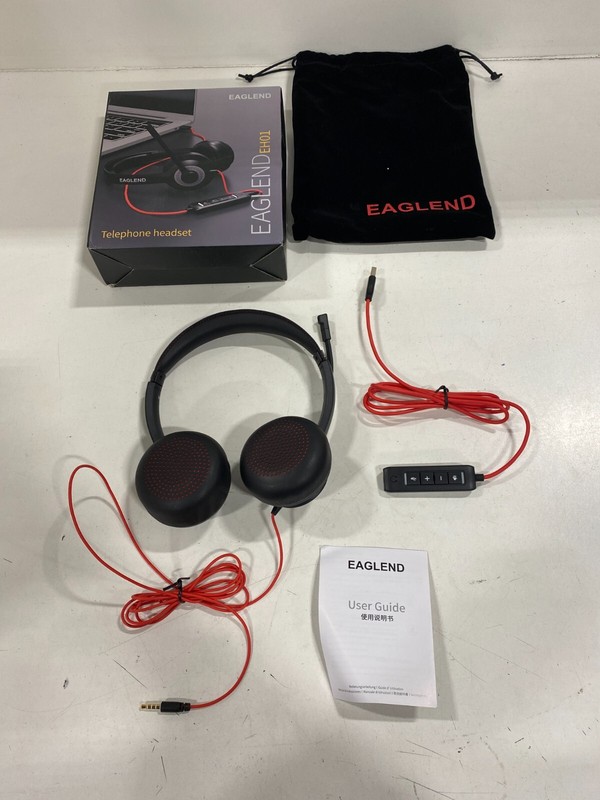 Eaglend EH01 Telephone Headset - Black