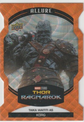 2022 MARVEL ALLURE ORANGE SLICE 66 TAIKA WAITITI KORG THOR RAGNAROK Nr MINT