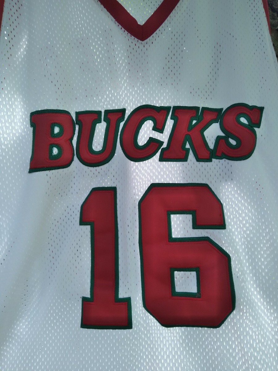 Mitchell Ness Hardwood Classics Bucks #16 Bob Lanier Basketball