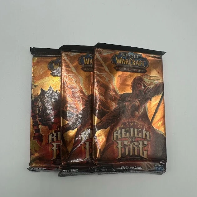 ワールドウォークラフト 新品未開封 ブースターパック 15パック World of Warcraft TCG Sealed Collectible Card Game Packs for sale