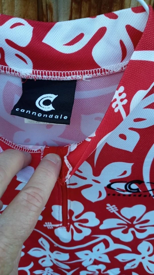 Jersey Cannondale Juvenil/Niños/Keiki Estampado Hawaiano Talla XL Unisex Bolsillo con Cremallera Foto 3 de 4