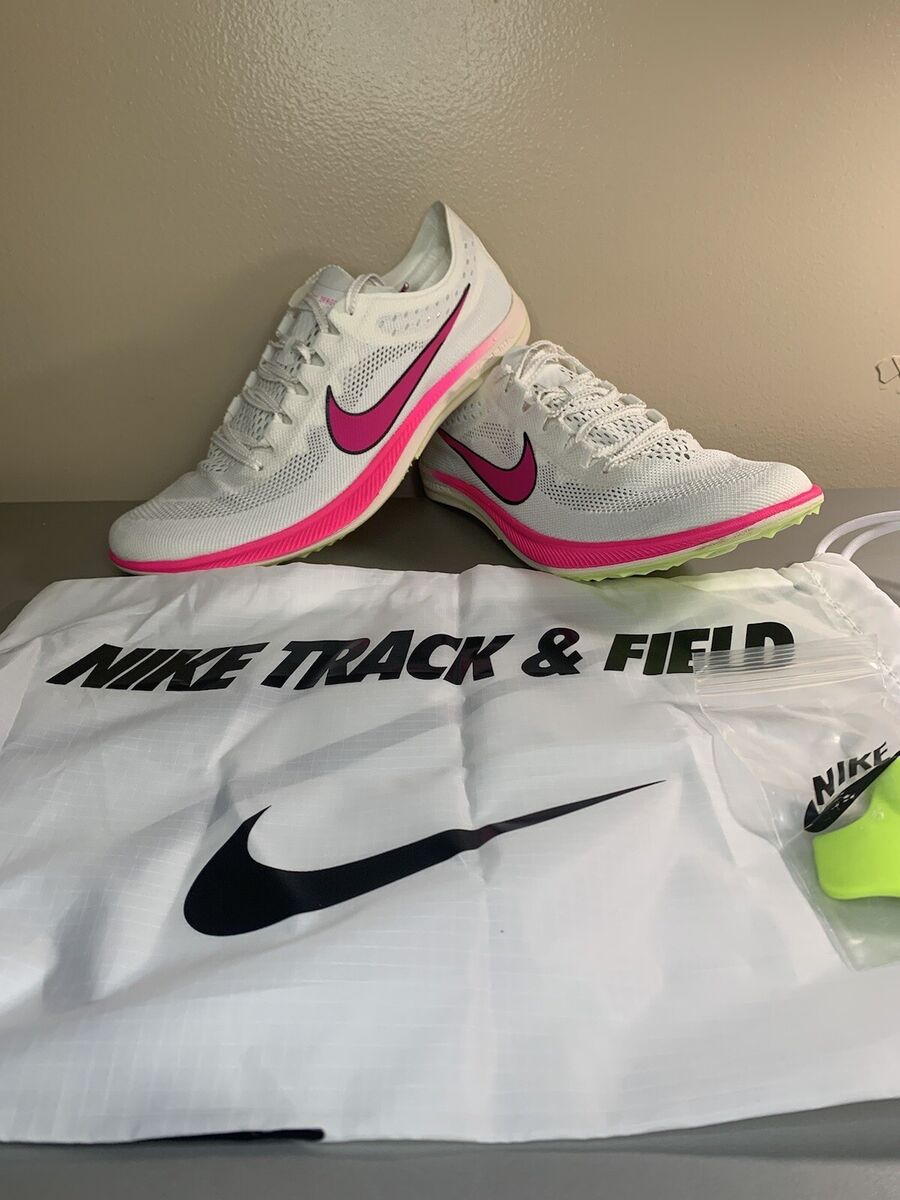 Size 9.5 - Nike ZoomX Dragonfly (White/Pink) Track Spikes | eBay Size 9.5 - Nike ZoomX Dragonfly (White/Pink) Track Spikes | eBay