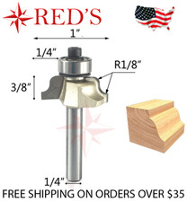 Tideway Carbide Pro LC08010804 1" DIA Roman Ogee 1/4" shank router bit