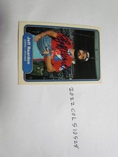 1982 FLEER Jeff Reardon SIGNED BASEBALL CARD 