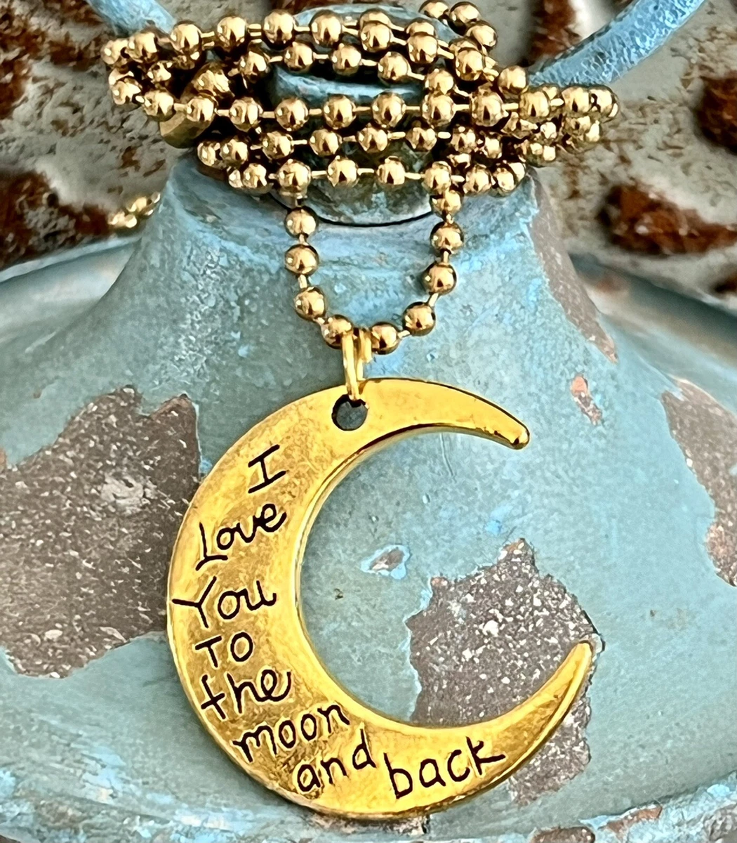 Moon & Back .05ct. t.w. Diamond 'Love U to the moon & back' Pendant in  Sterling Silver SSPEN304865 - Kesslers Diamonds