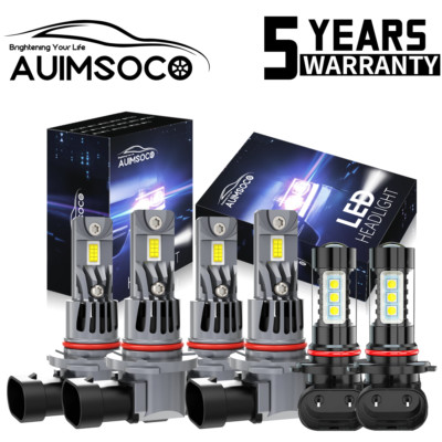 For 2002 2003 2004 2005 2006 Toyota Camry Combo LED Headlight + Fog Light Bulbs