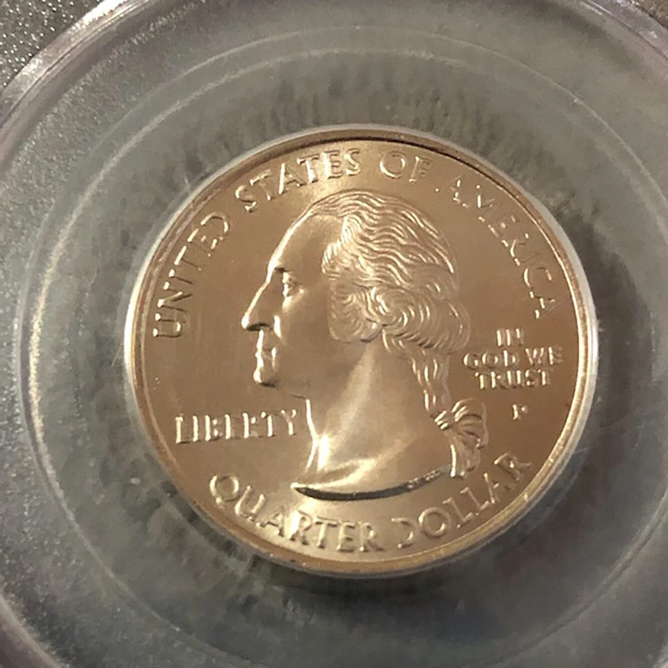 2005-P OREGON 25 CENTS PCGS MS68SF  - Image 2 of 4