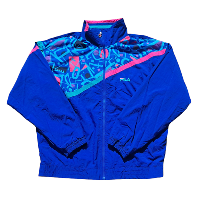 Fila giacca sportiva tracktop tennis vintage 80S casual