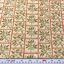 Vintage Debbie Mumm for Jo-Ann Fabric Beige Cotton Remnant 31" x 43"