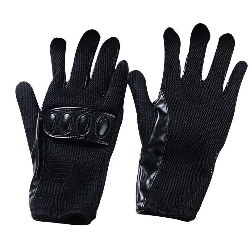 Batman Dark Knight Cosplay Gloves Costume Accessories Wrist Guards Halloween Cos - Image 3 of 4