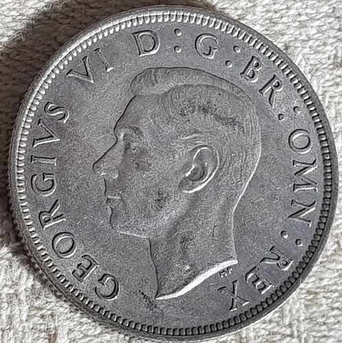 1938 AU King George VI Silver Half Crown Coin - Picture 3 of 3