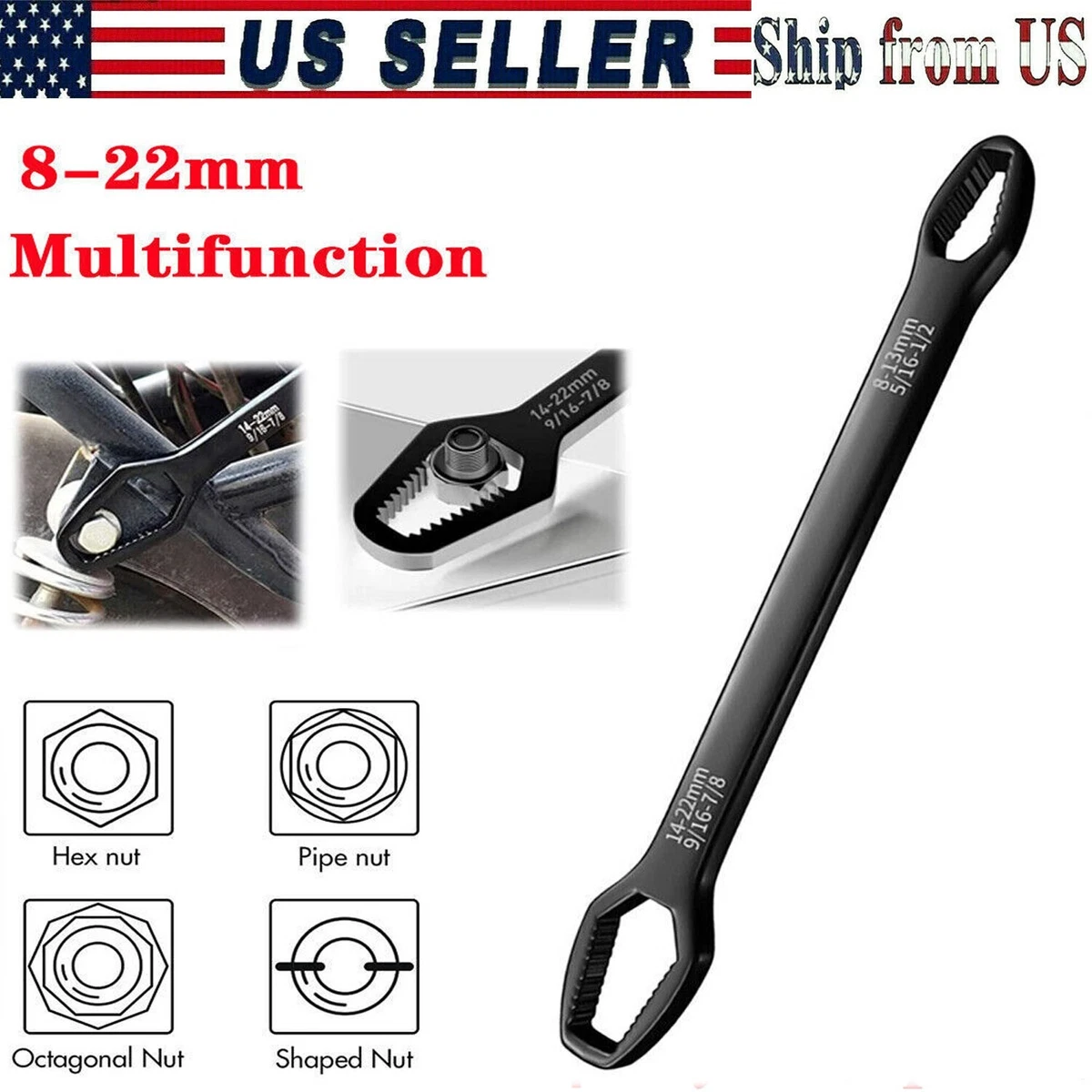 Double sale head spanner