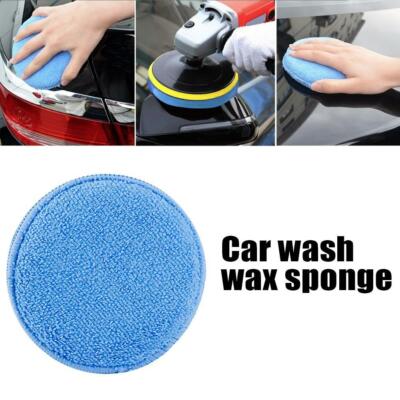 10pcs Polish Foam Sponge Car Applicator Cleaning Microfiber Waxing Pad