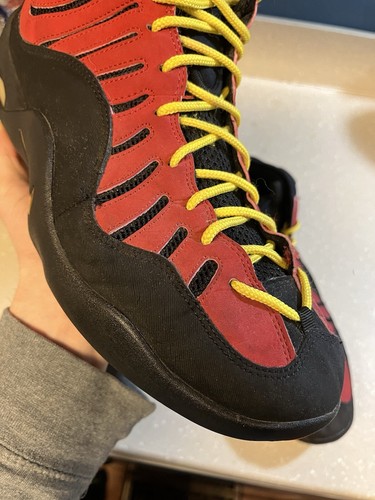 Nike Air Bakin 2013 Black Red Yellow OG High Size 11.5 316383-001 - 第 9/24 張圖片