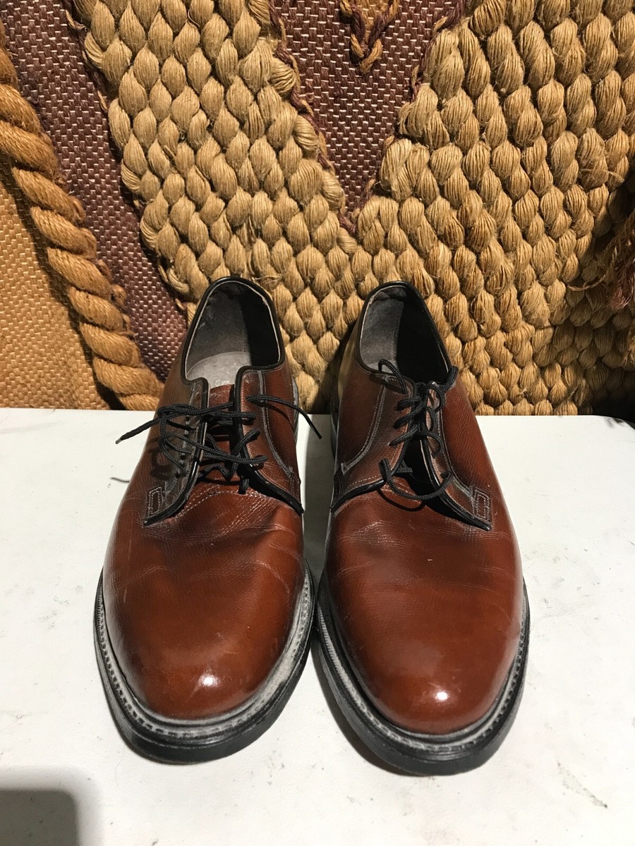 Stafford Oxford Shoes Men 13 Brown Leather Dress Classic Cap  display picture 2