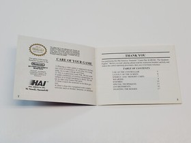 Kabuki Quantum Fighter Authentic Original NES Nintendo Manual Only *