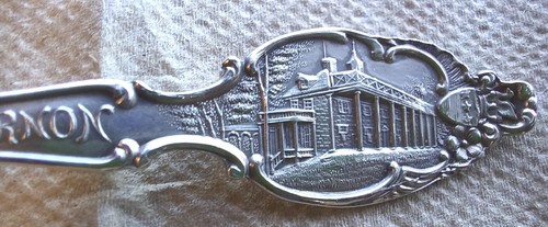 VINTAGE STERLING SILVER MOUNT VERNON SOUVENIR SPOON - FRANK A WHELAN 1886 - 1926 - Picture 11 of 12