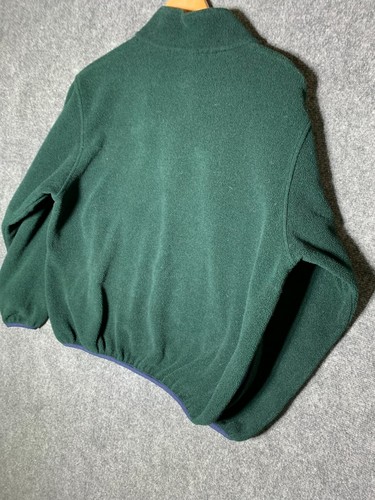 L.L. Bean Pullover Pulli Grün Damen Medium Fleece Langarm 1/4 Reißverschluss - Bild 6 von 18